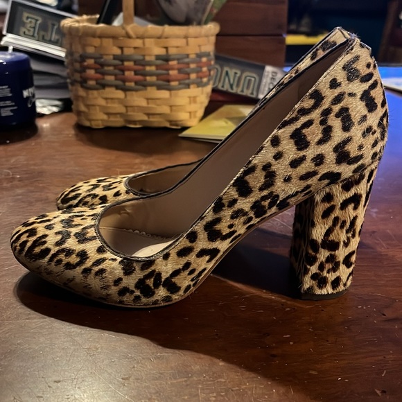 Sam Edelman leopard print heels, 9m - Picture 4 of 15